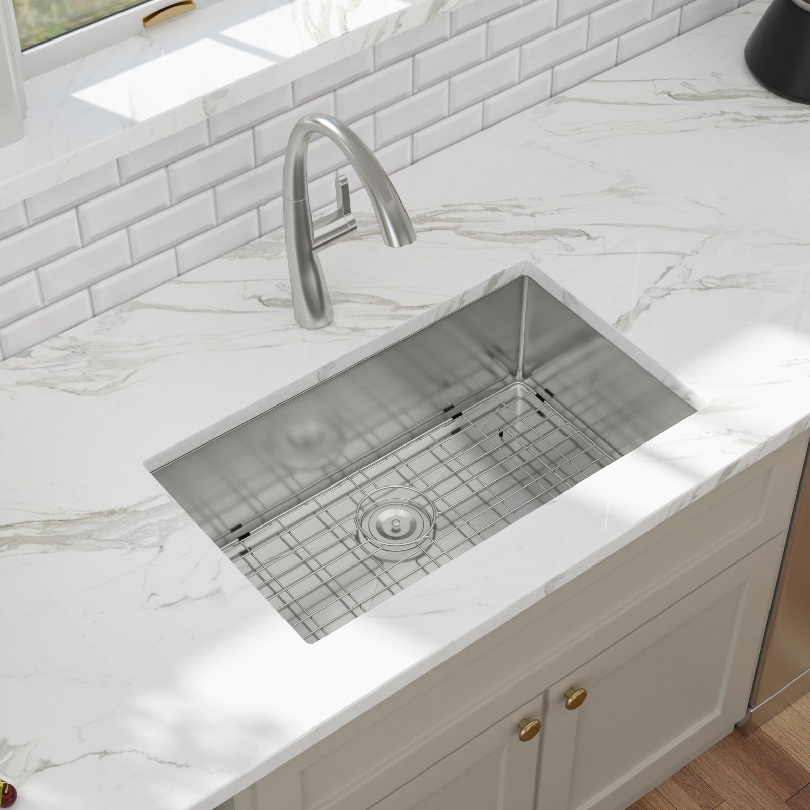Dcolora Stainless Steel Kitchen Sink Bottom Grid