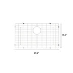 Dcolora Stainless Steel Kitchen Sink Bottom Grid
