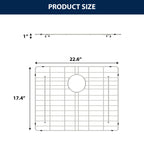 Dcolora Stainless Steel Kitchen Sink Bottom Grid