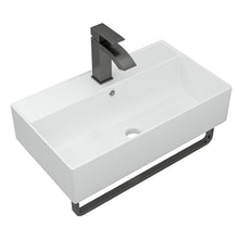 Dcolora DC-SFDOE00089 20.98-inch wall-mounted bathroom sink in white