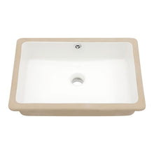 Dcolora DC-V8887 18.07-inch undermount bathroom sink in white