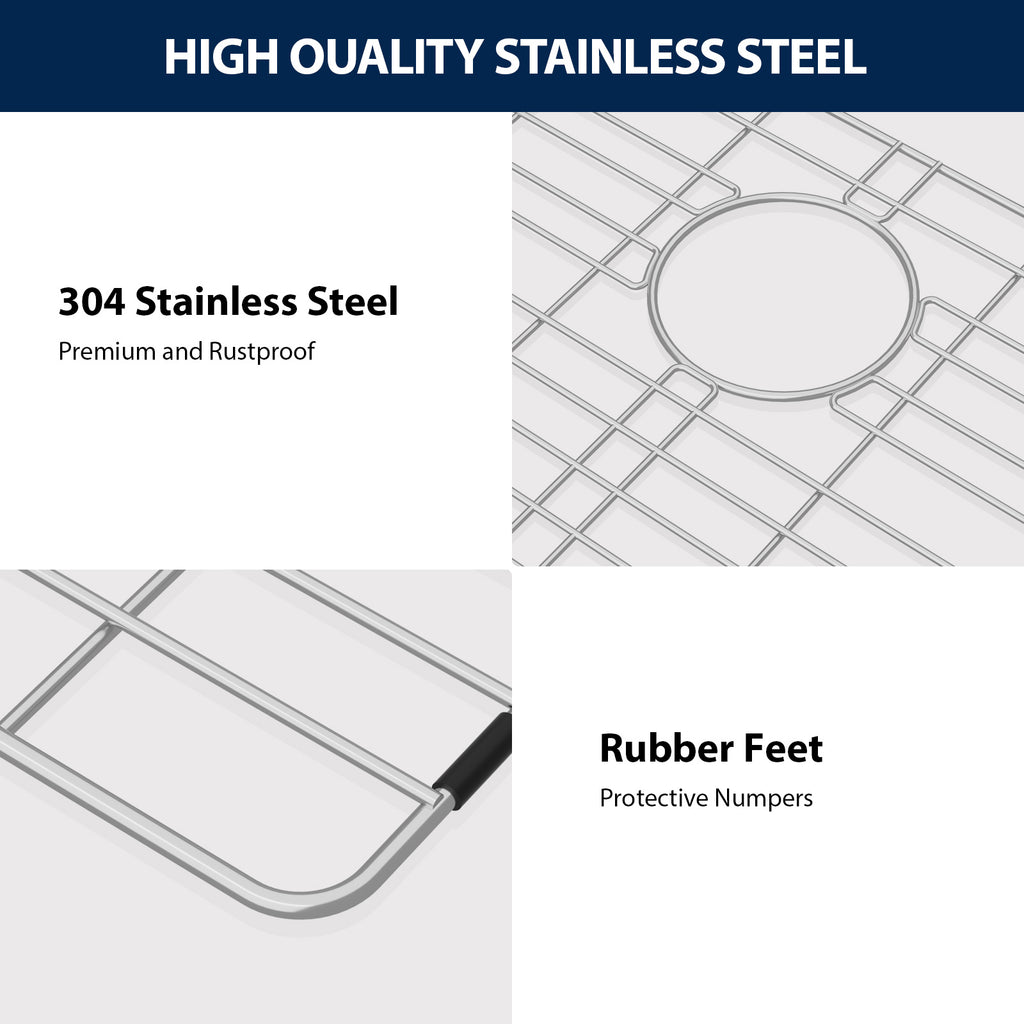 Dcolora Stainless Steel Kitchen Sink Bottom Grid