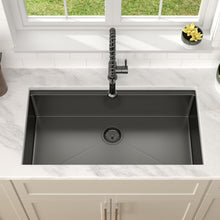 Dcolora DC-U7776 installed as an undermount sink in a countertop