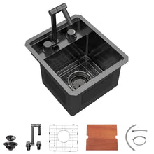 Dcolora DC-SFDOE00049 installed as an undermount sink in a countertop