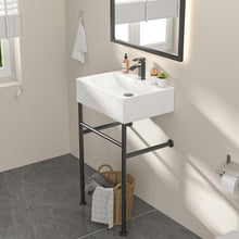 Dcolora DC-FS2401 installed as a freestanding bathroom sink