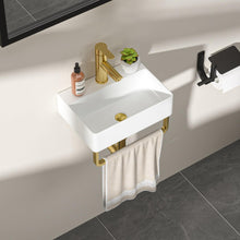 Dcolora DC-V260102 installed as a wall-mounted bathroom sink