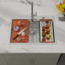 Dcolora DC-T7745 installed as a drop-in sink in a countertop