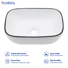 Dcolora DC-VS0002 installed as a vessel bathroom sink