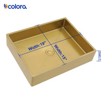 Bowl, rim, finish, and drain details for Dcolora DC-VS261204