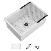 Dcolora DC-UC261102 27-inch dual-mount kitchen sink in white
