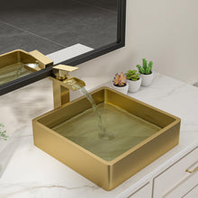 Dcolora DC-VS261202 installed as a drop-in bathroom sink