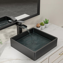 Dcolora DC-VS261201 installed as a drop-in bathroom sink