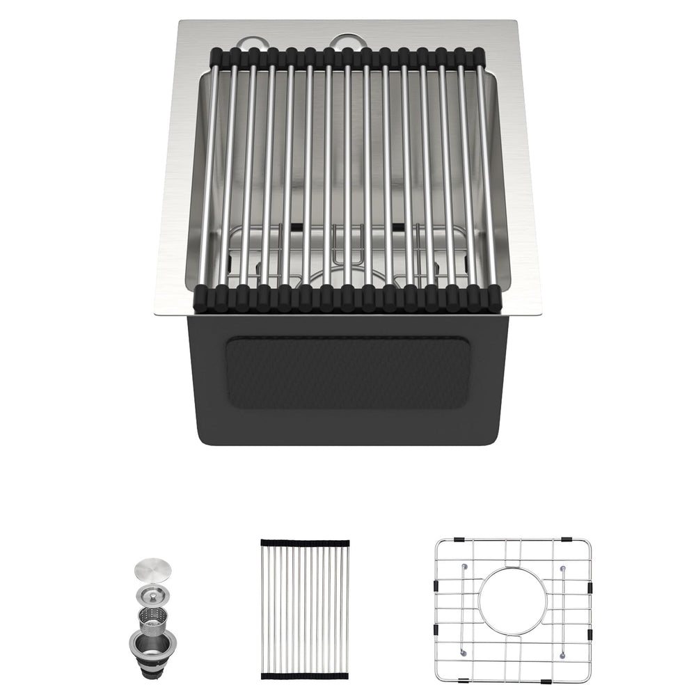 28" × 22" Drop-In Stainless Steel Kitchen Sink – DC-T7743