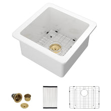 Dcolora DC-UC261101 24-inch dual-mount kitchen sink in white