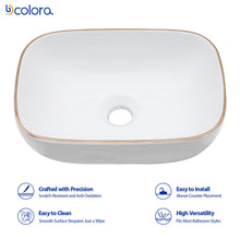 Dcolora DC-VS0003 installed as a vessel bathroom sink