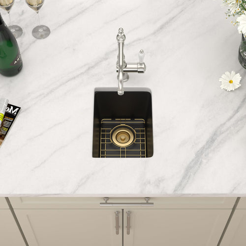 Dcolora DC-GU261601 installed as an undermount bar sink