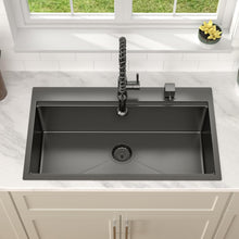 Dcolora DC-T8863 installed as a drop-in sink in a countertop