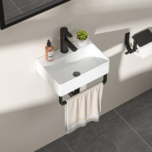 Dcolora DC-V260101 installed as a wall-mounted bathroom sink
