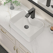 Dcolora DC-SFDOE00085 15.75-inch vessel bathroom sink in white