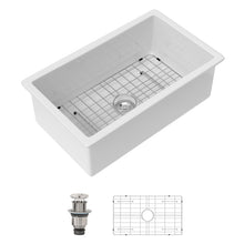 Dcolora DC-UC7711 30-inch dual-mount kitchen sink in white