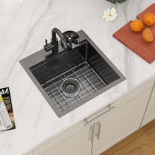 Dcolora DC-NSD2620001 installed as a drop-in kitchen sink