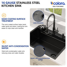 Bowl, rim, finish, and drain details for Dcolora DC-NSD26203016