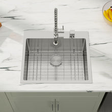 Dcolora DC-T7740 installed as a drop-in/topmount kitchen sink