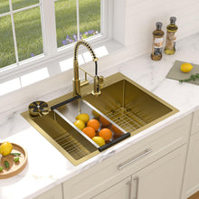 Dcolora DC-NSD26203010 installed as a drop-in kitchen sink