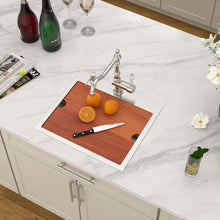 Dcolora DC-TW258002 installed as a drop-in sink in a countertop