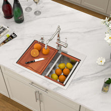 Dcolora DC-TW258001 installed as a drop-in sink in a countertop