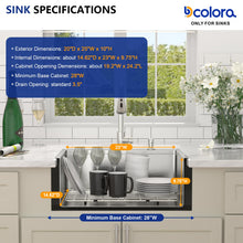 Dimensions for Dcolora DC-SFDOE00122: 25 × 20 × 10 inches