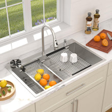 Dcolora DC-SFDOE00024 installed as a drop-in sink in a countertop