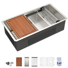 Dcolora DC-UWM262703 installed as a undermount kitchen sink