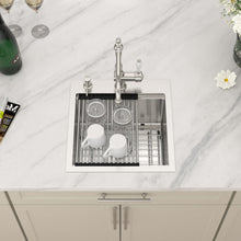 Dcolora DC-TW258003 installed as a drop-in sink in a countertop