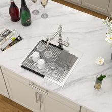 Dcolora DC-T258002 installed as a drop-in sink in a countertop
