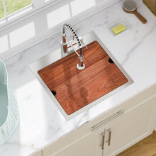 Dcolora DC-SFDOE00185 installed as a drop-in kitchen sink