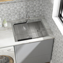 Dcolora DC-L7701 installed as a drop-in sink in a countertop