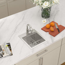 Dcolora DC-SFDOE00177 installed as a drop-in sink in a countertop