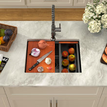 Dcolora DC-UW256723 installed as an undermount sink in a countertop