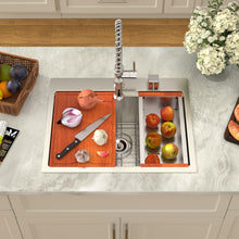 Dcolora DC-TW5689 installed as a drop-in sink in a countertop