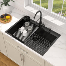Dcolora DC-NSD26203007 installed as a drop-in kitchen sink