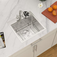 Dcolora DC-SFDOE00173 installed as a drop-in kitchen sink