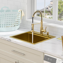Dcolora DC-SFDOE00182 installed as a drop-in kitchen sink