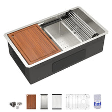 Dcolora DC-UWM262702 installed as a undermount kitchen sink