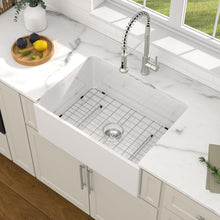 Dcolora DC-AB-27 27-inch farmhouse / apron front kitchen sink in nano-pvd gunmetal black
