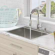 Dcolora DC-SFDOE00162 installed as a drop-in kitchen sink