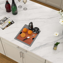 Dcolora DC-SFDOE00130 installed as a drop-in sink in a countertop