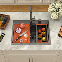 Dcolora DC-T8861 installed as a drop-in sink in a countertop