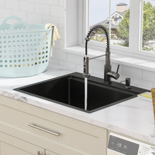 Dcolora DC-SFDOE00184 installed as a drop-in kitchen sink