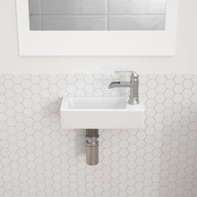 Dcolora DC-V8885 installed as a wall-mounted bathroom sink